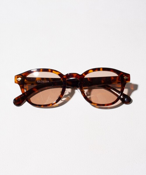 GLOSTER（グロスター）の「【GLOSTER/グロスター】ウェリントン セルフレーム カラーレンズ サングラス（サングラス・メンズ・ブラウン系その他/ブラック/オフホワイト/キナリ/ホワイト系その他6/ブラック系その他/ロイヤルブルー/ベージュ・FREE）」の16枚目の写真