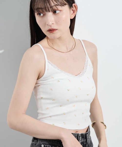paravion（パラビオン）の「花柄レースキャミ（キャミソール）」 - WEAR