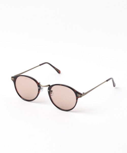 studio CLIP（スタディオクリップ）の「プラスチックウェリントンUVサングラス（サングラス・レディース・ブラウン/ブラック・FREE）」の2枚目の写真