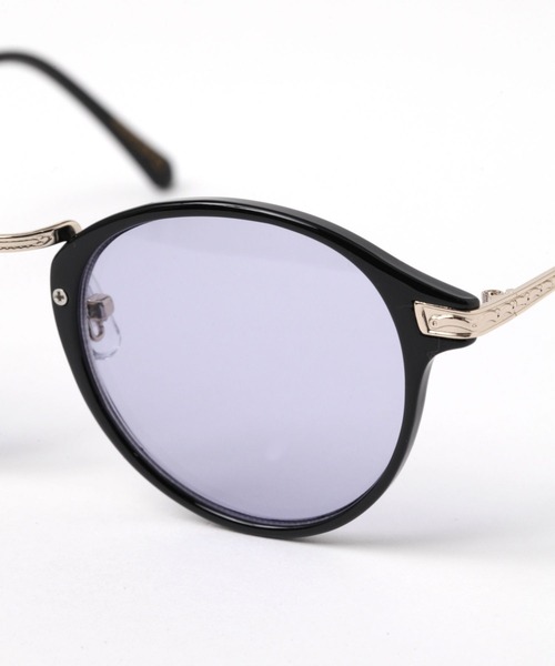 studio CLIP（スタディオクリップ）の「プラスチックウェリントンUVサングラス（サングラス・レディース・ブラウン/ブラック・FREE）」の6枚目の写真