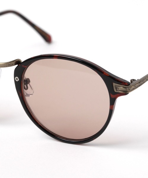 studio CLIP（スタディオクリップ）の「プラスチックウェリントンUVサングラス（サングラス・レディース・ブラウン/ブラック・FREE）」の12枚目の写真