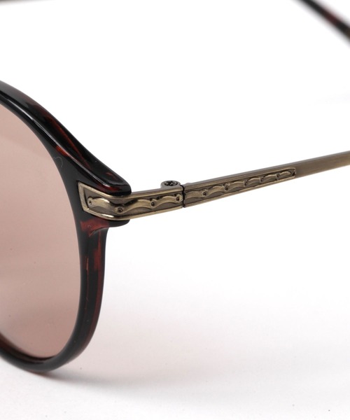 studio CLIP（スタディオクリップ）の「プラスチックウェリントンUVサングラス（サングラス・レディース・ブラウン/ブラック・FREE）」の13枚目の写真