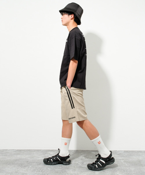 CONVERSE（コンバース）の「【水陸両用】CONVERSE 別注ドライポリサイドラインショートパンツ（その他パンツ・キッズ・ブラック/グレイッシュベージュ/カーキ/チャコールグレー・160/150/130/140）」の9枚目の写真