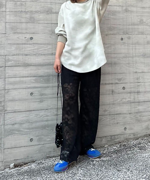 【★完売必至★】MOORER ☆ LIVELY-101 パンツ レオパードプリーツワイドパンツ | BOTTOMS,パンツ | LOWY BY