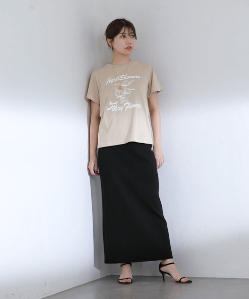 La TOTALITE(ラトータリテ)の「【WAVEUNION/ウェーブユニオン】プリントTシャツ イエロー(Tシャツ/カットソー・レディース・イエロー・FREE)」の7枚目の写真