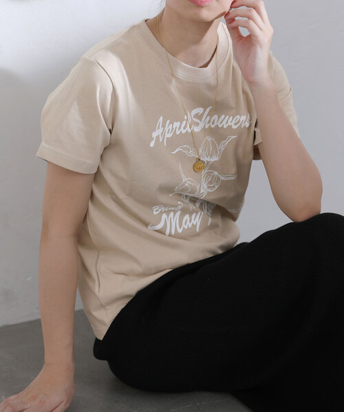 La TOTALITE(ラトータリテ)の「【WAVEUNION/ウェーブユニオン】プリントTシャツ イエロー(Tシャツ/カットソー・レディース・イエロー・FREE)」の9枚目の写真