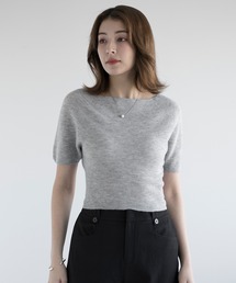 ニット セーター 「DECADE CLASSIC」長袖Uネック　カットソー レディース DECADE CLASSIC ニット セーター 「DECADE CLASSIC」長袖Uネック