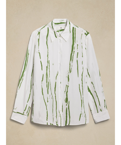 【セール】パーフェクト マルベリーシルクシャツ（シャツ/ブラウス）｜BANANA REPUBLIC（バナナリパブリック）