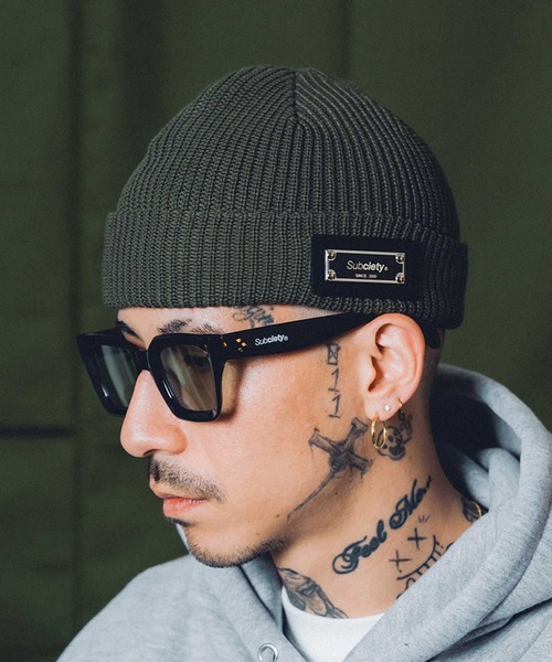 Subciety（サブサエティ）の「LOW WATCH（ニットキャップ/ビーニー・メンズ・ブラック/オレンジ/カーキ/ネイビー・FREE）」の3枚目の写真