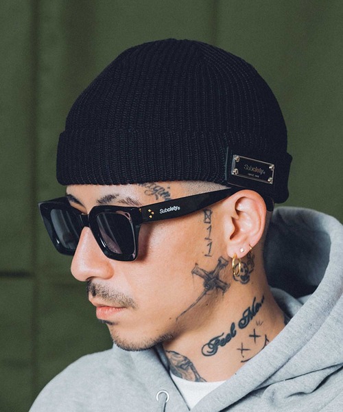 Subciety（サブサエティ）の「LOW WATCH（ニットキャップ/ビーニー・メンズ・ブラック/オレンジ/カーキ/ネイビー・FREE）」の2枚目の写真