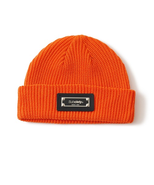 Subciety（サブサエティ）の「LOW WATCH（ニットキャップ/ビーニー・メンズ・ブラック/オレンジ/カーキ/ネイビー・FREE）」の8枚目の写真