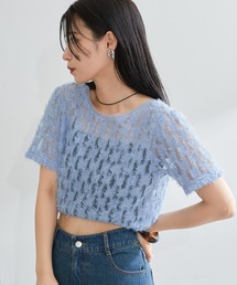 Kastane | 【6色展開】フェザーチュールTee(Tシャツ/カットソー)