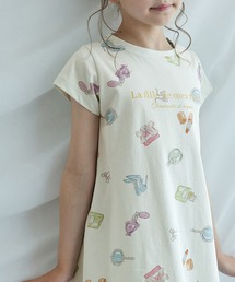 ROPE' PICNIC（ロペピクニック）の「【GIRLS】コスメ柄カットソーワンピース（ワンピース・キッズ）」