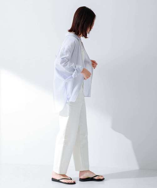 URBAN RESEARCH Sonny Label（アーバンリサーチサニーレーベル）の「コットンカーブパンツ（その他パンツ・レディース・ベージュ/オフホワイト・36/38）」の20枚目の写真