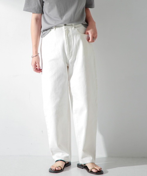 URBAN RESEARCH Sonny Label（アーバンリサーチサニーレーベル）の「コットンカーブパンツ（その他パンツ・レディース・ベージュ/オフホワイト・36/38）」の18枚目の写真