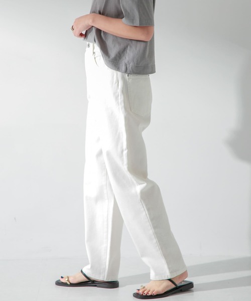 URBAN RESEARCH Sonny Label（アーバンリサーチサニーレーベル）の「コットンカーブパンツ（その他パンツ・レディース・ベージュ/オフホワイト・36/38）」の17枚目の写真