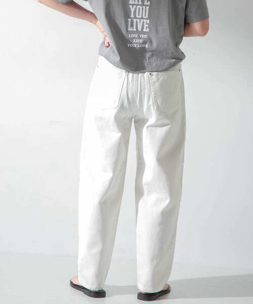 URBAN RESEARCH Sonny Label（アーバンリサーチサニーレーベル）の「コットンカーブパンツ（その他パンツ・レディース・ベージュ/オフホワイト・36/38）」の15枚目の写真