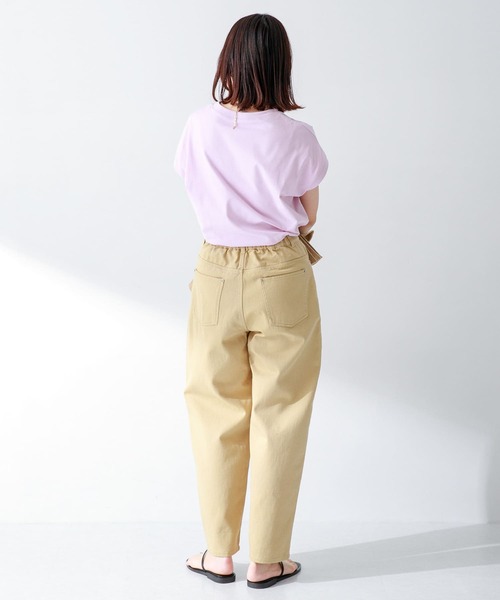 URBAN RESEARCH Sonny Label（アーバンリサーチサニーレーベル）の「コットンカーブパンツ（その他パンツ・レディース・ベージュ/オフホワイト・36/38）」の8枚目の写真