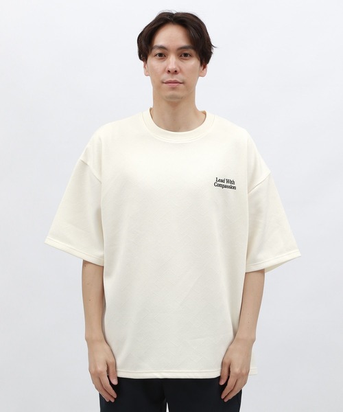 LAKOLE（ラコレ）の「フクレジャガード刺繍半袖T / 126595（Tシャツ/カットソー・メンズ・ブラック/ホワイト/ブルー・MEDIUM/LARGE）」の12枚目の写真