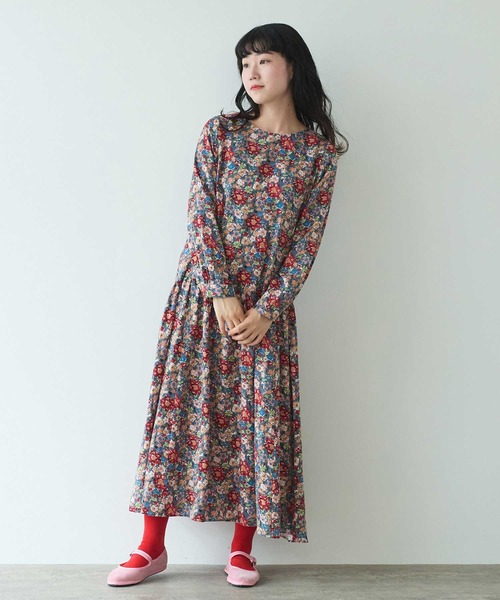 bulle de savon ビュルデサボン　ワンピース bulle de savon(ビュルデサボン) 30th プリント ワンピース(03