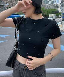 DISPARK/ラインストーンチビT