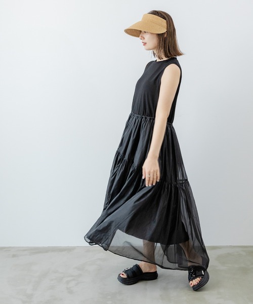 ワンピース dolce. blanc OP/black back open knit OP/バックオープンニットワンピース（ワンピース