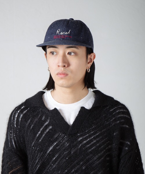 【セール】Flat Visor Denim Cap / フラットバイザーデニムキャップ（キャップ）｜RACAL（ラカル）
