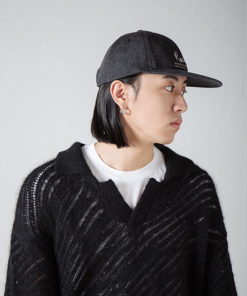 セール】Flat Visor Denim Cap / フラットバイザーデニムキャップ