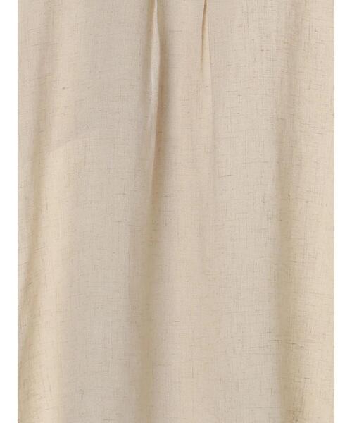 Samansa Mos2 blue（サマンサモスモスブルー）の「【接触冷感】麻レーヨン開襟シャツ（シャツ/ブラウス・レディース・キナリ/チャコールグレー/カーキ/イエロー・F）」の11枚目の写真