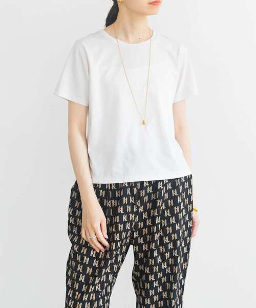 URBAN RESEARCH（アーバンリサーチ）の「『MADE IN JAPAN』NUANCE COLOR T-SHIRTS（Tシャツ/カットソー・レディース・ブラウン/グレー系その他/イエロー系その他/オレンジ・FREE）」の2枚目の写真