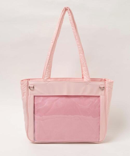 WEGO（ウィゴー）の「WEGO/ときめきキルティング痛バッグ【Sサイズ】（トートバッグ・レディース・ライトパープル/イエロー/ブラック/ライトピンク/サックスブルー/ホワイト/シルバー・FREE）」の6枚目の写真