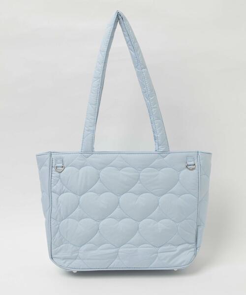 WEGO（ウィゴー）の「WEGO/ときめきキルティング痛バッグ【Sサイズ】（トートバッグ・レディース・ライトパープル/イエロー/ブラック/ライトピンク/サックスブルー/ホワイト/シルバー・FREE）」の21枚目の写真