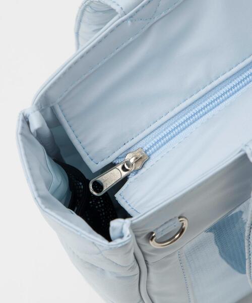 WEGO（ウィゴー）の「WEGO/ときめきキルティング痛バッグ【Sサイズ】（トートバッグ・レディース・ライトパープル/イエロー/ブラック/ライトピンク/サックスブルー/ホワイト/シルバー・FREE）」の8枚目の写真