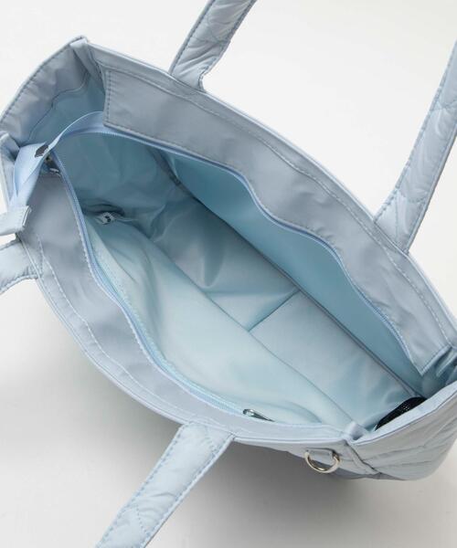 WEGO（ウィゴー）の「WEGO/ときめきキルティング痛バッグ【Sサイズ】（トートバッグ・レディース・ライトパープル/イエロー/ブラック/ライトピンク/サックスブルー/ホワイト/シルバー・FREE）」の16枚目の写真