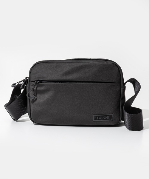 GANNI ガニー ショルダーバッグ Quilted Recycled Tech Small