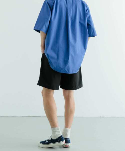 ITEMS URBANRESEARCH（アイテムズ アーバンリサーチ）の「コットンナイロン RIP STOPショートパンツ（その他パンツ・メンズ・ブラック/カーキ・MEDIUM/LARGE）」の12枚目の写真