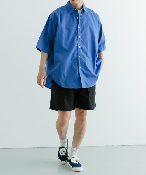 ITEMS URBANRESEARCH（アイテムズ アーバンリサーチ）の「コットンナイロン RIP STOPショートパンツ（その他パンツ・メンズ・ブラック/カーキ・MEDIUM/LARGE）」の13枚目の写真