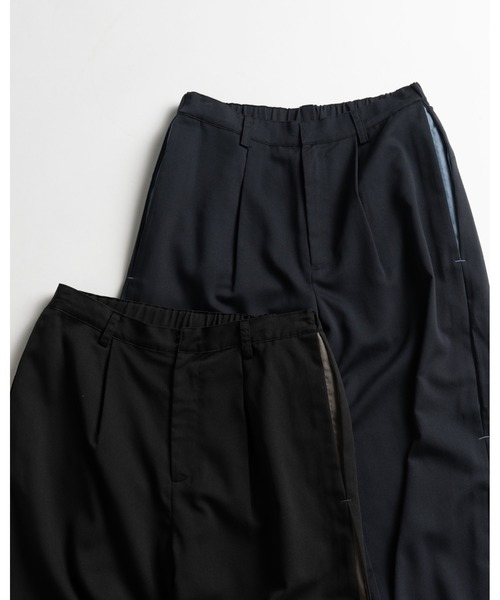 WETTEMPT(ウィテンプト)の「SIDE SWITCHING SLACKS /サイド切り替えスラックス(スラックス・メンズ・ブラック/ネイビー・SMALL/MEDIUM/LARGE)」の12枚目の写真