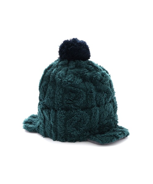 MAKE YOUR DAY（メイクユアデイ）の「ボアワッチキャップ（キャップ・キッズ・ダークグリーン/アイボリー/ラベンダー/ブラウン・XS/S/M/L）」の13枚目の写真