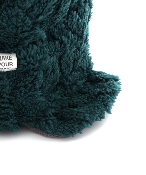 MAKE YOUR DAY（メイクユアデイ）の「ボアワッチキャップ（キャップ・キッズ・ダークグリーン/アイボリー/ラベンダー/ブラウン・XS/S/M/L）」の16枚目の写真