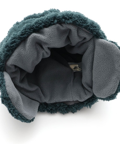 MAKE YOUR DAY（メイクユアデイ）の「ボアワッチキャップ（キャップ・キッズ・ダークグリーン/アイボリー/ラベンダー/ブラウン・XS/S/M/L）」の18枚目の写真