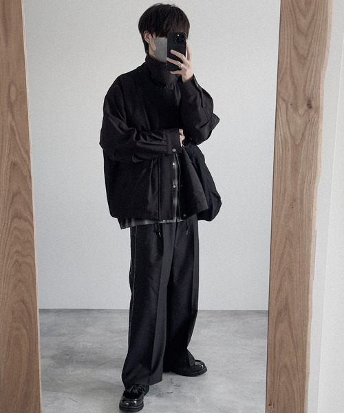 RUUBON（ルーボン）の「【RUUBON】 cotton ombre check shirt / コットンオンブレチェックシャツ（シャツ/ブラウス・メンズ・ベージュ/ブラック・L/M/S）」の20枚目の写真