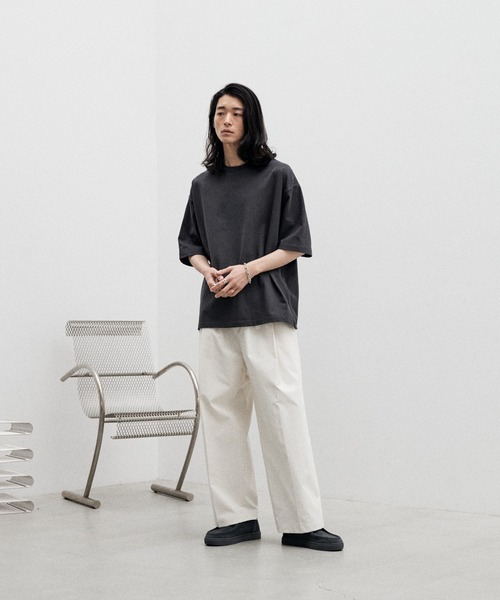 WYM LIDNM（ウィム バイ リドム）の「スラックス（スラックス・メンズ・オフホワイト・L）」の2枚目の写真