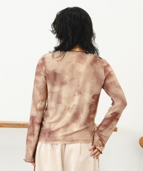 eLur（エラー）の「シアートップス（Tシャツ/カットソー・レディース・グレー/ブラウン・FREE）」の12枚目の写真