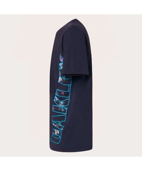 OAKLEY(オークリー)の「オークリー STRIKING TECH COLD SS TEE 5.0 / Tシャツ/ TRAINING スポーツ・トレーニング/ OAKLEY(Tシャツ/カットソー・メンズ・ネイビー/ブラック・L/M/S/XL)」の3枚目の写真