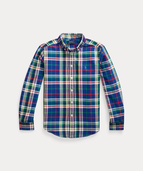 【セール】プラッド コットン オックスフォード シャツ（シャツ/ブラウス）｜POLO RALPH LAUREN CHILDRENSWEAR（ポロ ラルフ ローレン チルドレンズウェア）