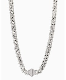 【エンポリオ アルマーニ】ステンレススチール製チェーンネックレス