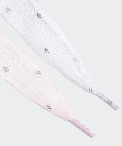 adidas（アディダス）の「ORIBBON / リボン シューレース シューアクセサリー / アディダスオリジナルス adidas Originals（シューズアクセサリー・レディース・ベージュ/ピンク/ブラック×ホワイト・FREE）」の13枚目の写真