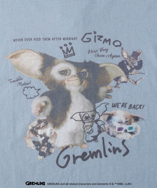 Right-on(ライトオン)の「【GREMLINS】コラージュ ロンT(Tシャツ/カットソー・メンズ・ホワイト/ブラック/ワイン・L/XL/M)」の6枚目の写真