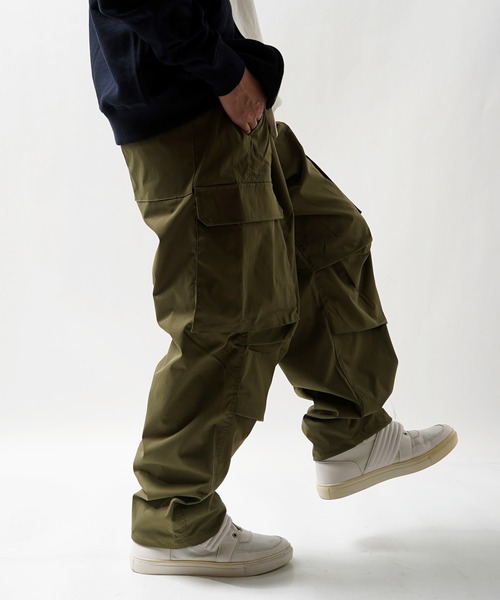 Laufer(ロイファー)の「【Laufer】ナチュラルストレッチ カーゴパンツ / Natural stretch cargo pants(カーゴパンツ・メンズ・グレイッシュベージュ/ブラック/アイボリー/ブラウン/カーキ・L/M)」の5枚目の写真
